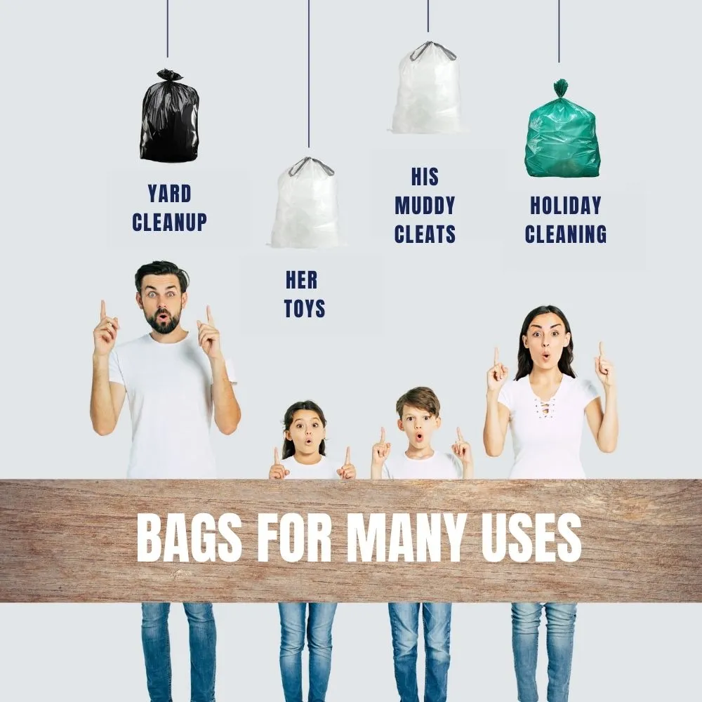 20-30 Gallon Trash Bags - 1.2 Mil - 200/Case