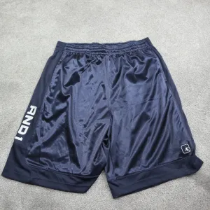 AND1 Mens Athletic Shorts Stipend Climalite Sports Elastic Waist Blue Size W34