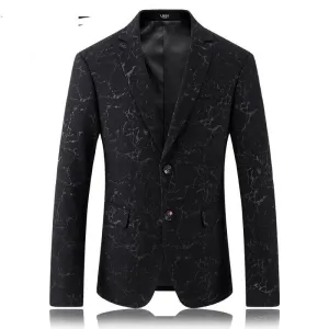 Blacks Wool Men's Business Blazer Jackets