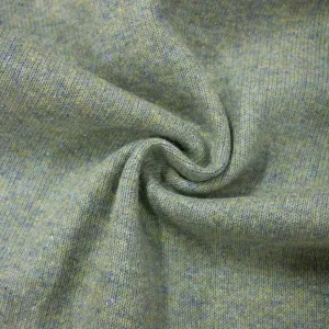 Britta Green/Blue Double Face Wool Blend Jersey SHOWROOM SAMPLE 34CM X 60CM