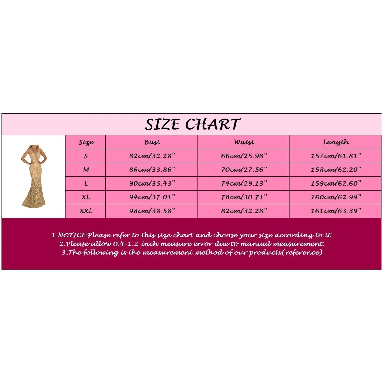 Clearance! Hontri Formal Dresses for Women Womens Evening Dress Gold Prom Dress Bling Sequined Ladies Long Sleeveless Formal Wear Gowns Wedding Guest Dresses for Women Gold,L