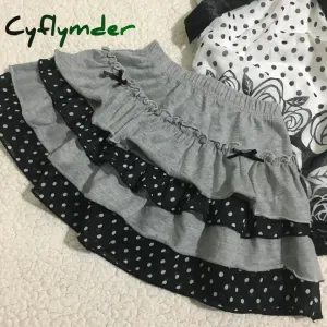 Cyflymder Hotsweet Spice Girls Mini Short Skirts Design Y2k Spot Printing Bow Kawaii Cute Vintage Harajuku Hottie High Street Fashionable