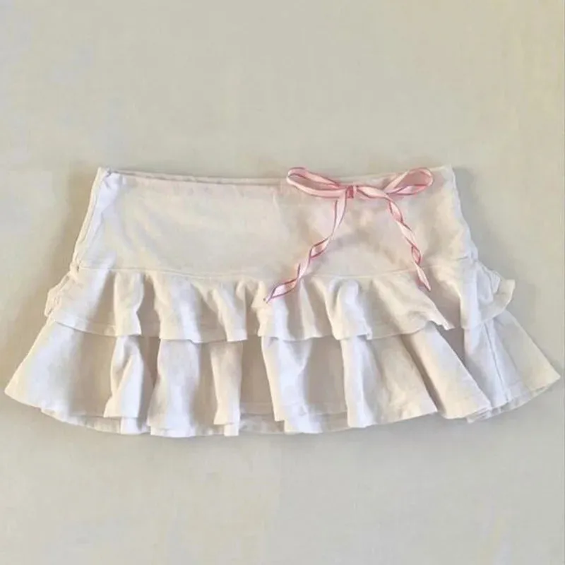 Cyflymder summer inspo Sweet Korean Aesthetic Y2K Women Dress Classic Halter Bow Girl Tide Cute Sundress Casual Harajuku Vintage Slim Chic Frock Mini