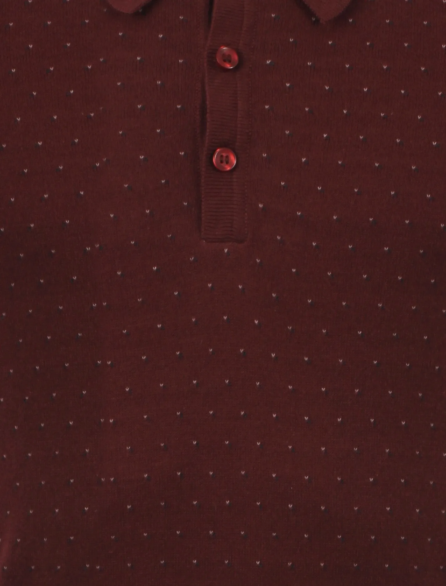 Le Shark Joseph burgandy knitted polo