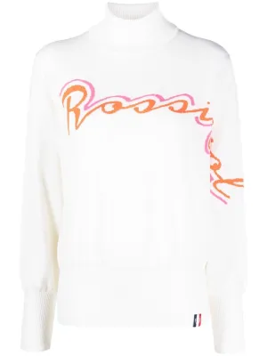 logo-intarsia merino wool-blend jumper
