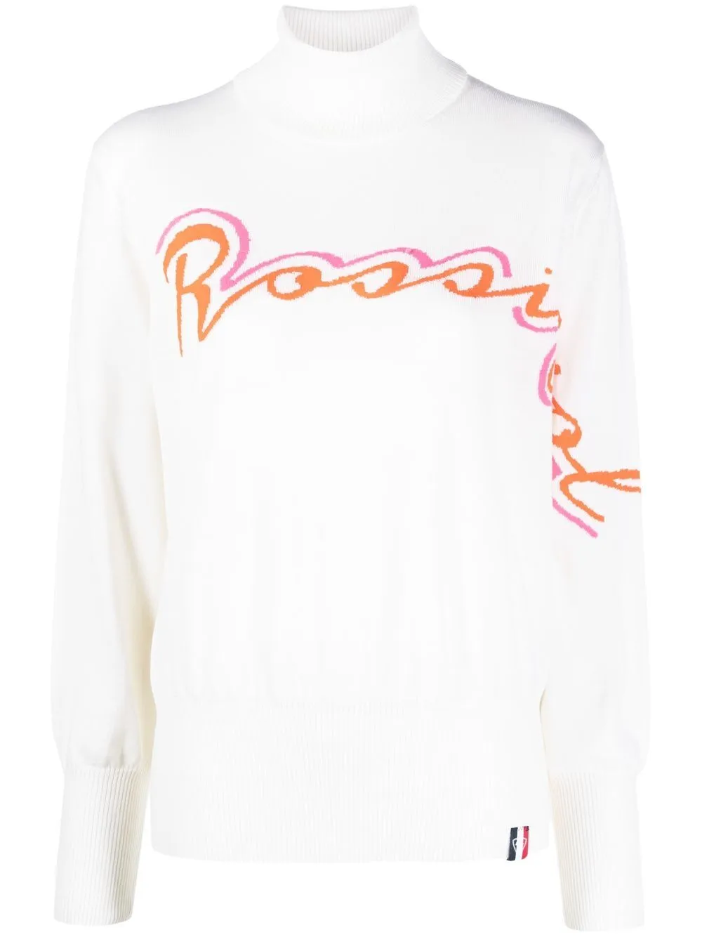 logo-intarsia merino wool-blend jumper