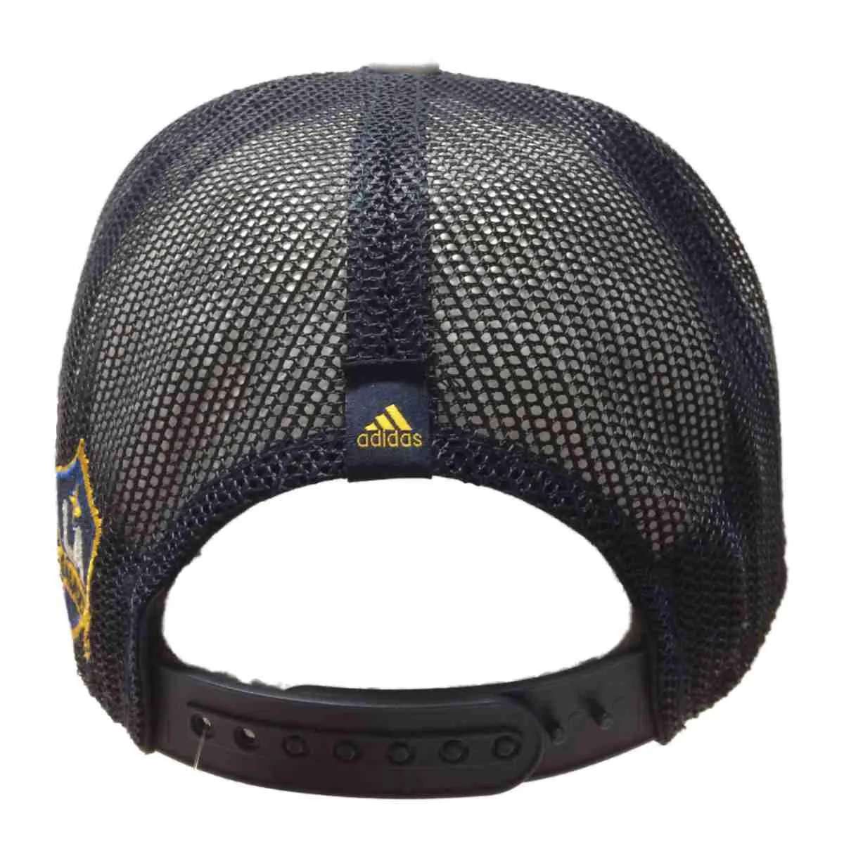 Los Angeles Galaxy Adidas WOMENS Mesh Glitter Logo Adj. Trucker Style Hat