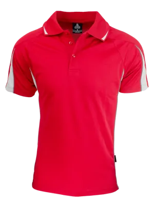 Mens Eureka Polo Red/White
