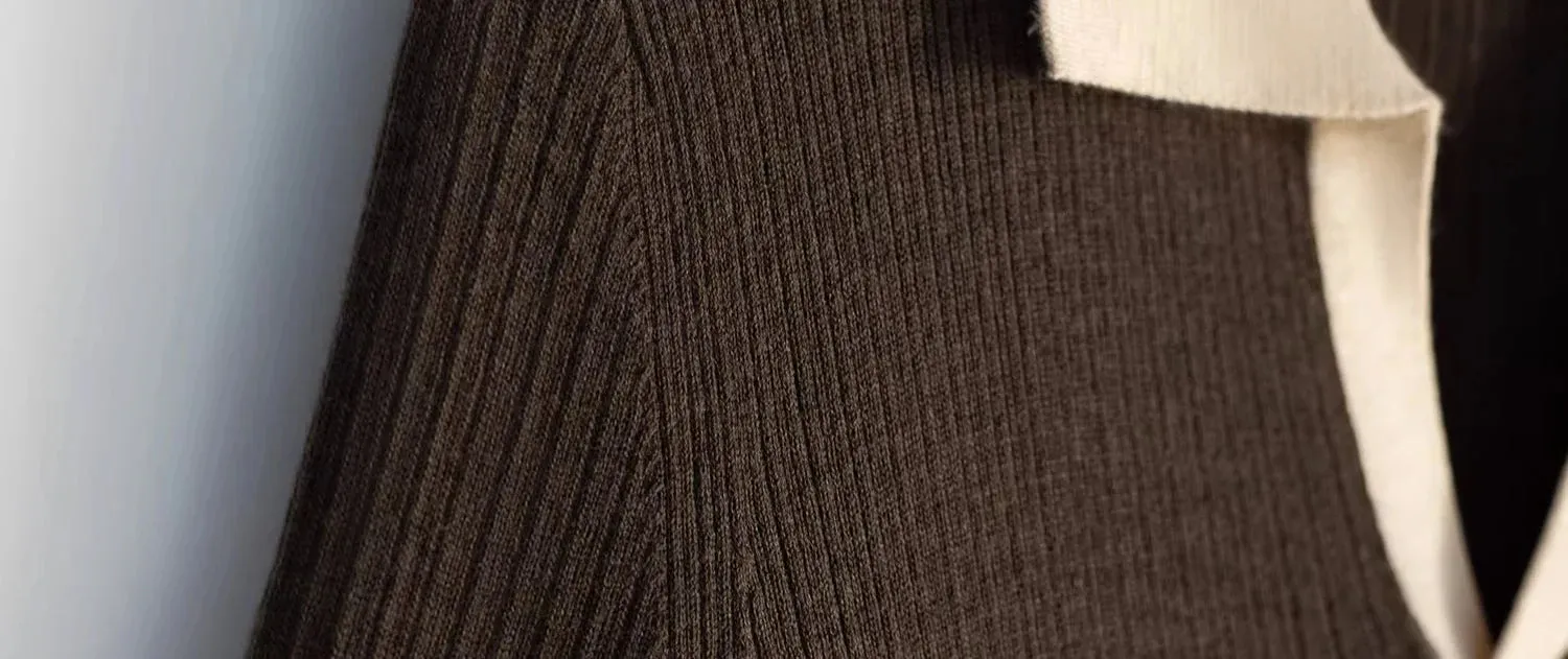 Polo Collar Knitted Sweaters