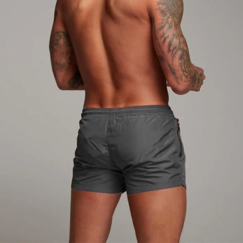 swimwear brief pants Sports Running swimming suite men Gym Male Beach short bag Quick Drying color