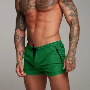 swimwear brief pants Sports Running swimming suite men Gym Male Beach short bag Quick Drying color