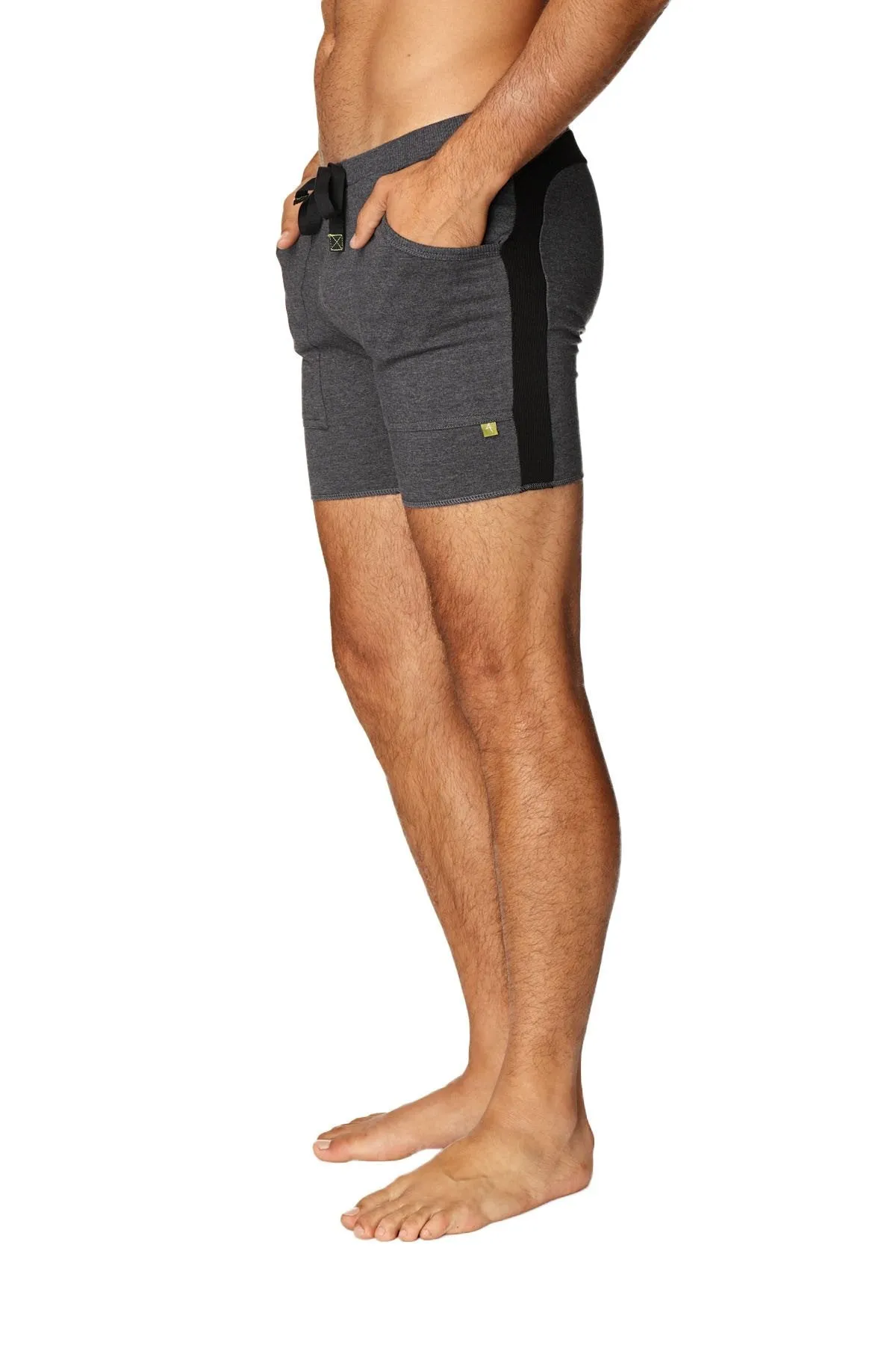Transition Yoga Short (Charcoal w/Black)