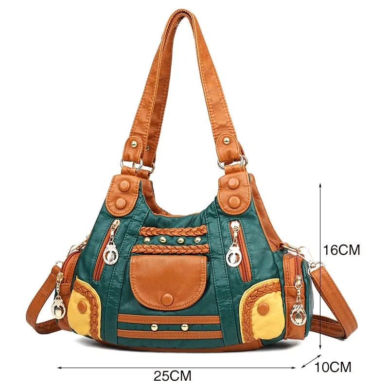 Vintage100% Genuine Women Handbag Luxury Handbags Women Tote Bag Designer
